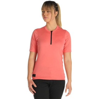 Maillot corto de ciclismo para mujer CRAFT Offroad en fucsia, ideal para tus aventuras sobre dos ruedas