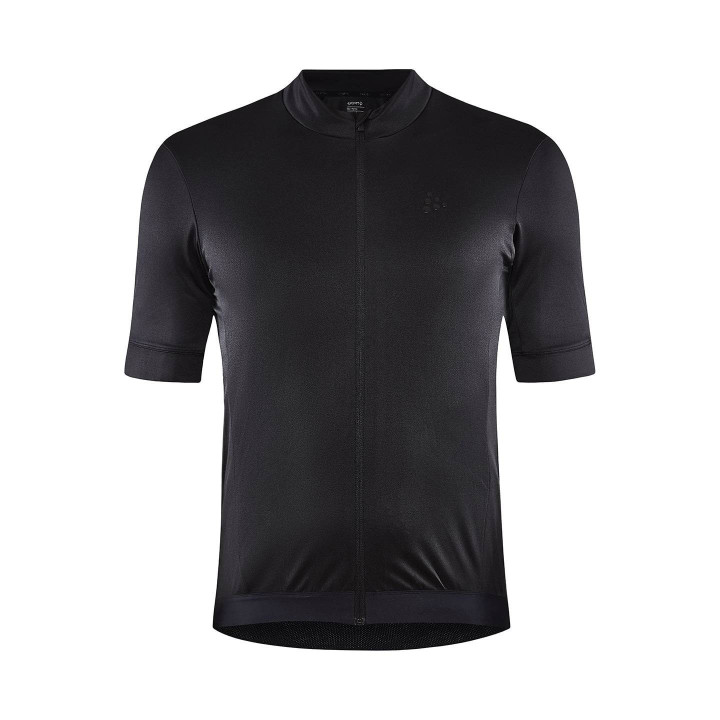 Maillot de ciclismo corto Essence negro de CRAFT, comodidad y frescura en cada pedalada