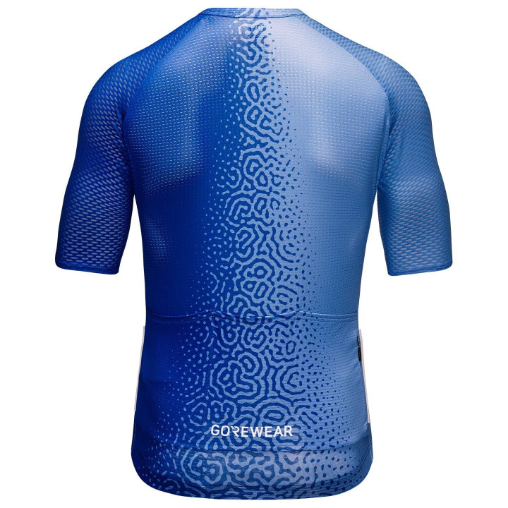 Maillot corto Spinshift Breathe azul de GORE WEAR para ciclistas que buscan comodidad y frescura