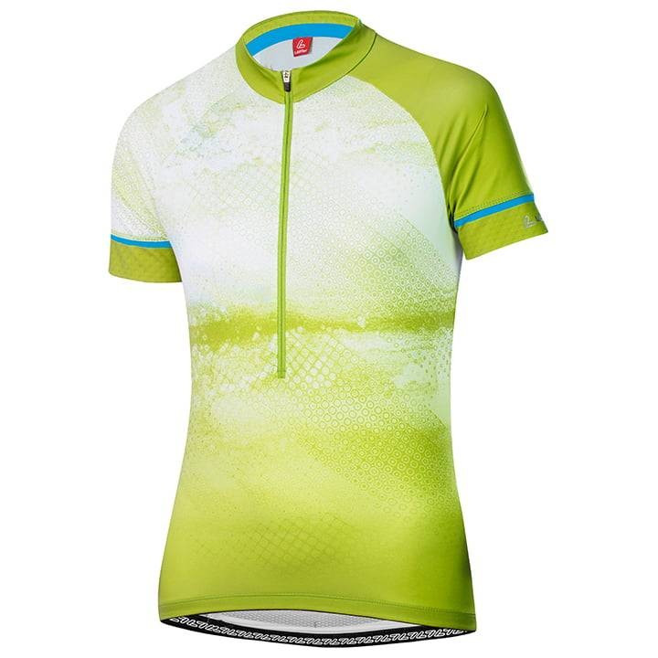 Maillot corto mujer LÖFFLER en amarillo neón: comodidad y estilo para tus paseos en bici