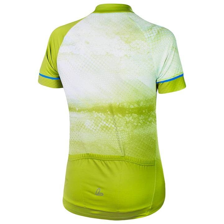 Maillot corto mujer LÖFFLER en amarillo neón: comodidad y estilo para tus paseos en bici