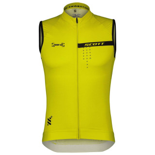 Maillot sin mangas SCOTT RC Pro amarillo neón para ciclistas exigentes