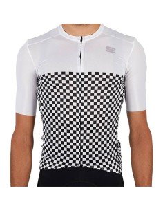 Maillot Checkmate negro-blanco de SPORTFUL para ciclistas modernos 2