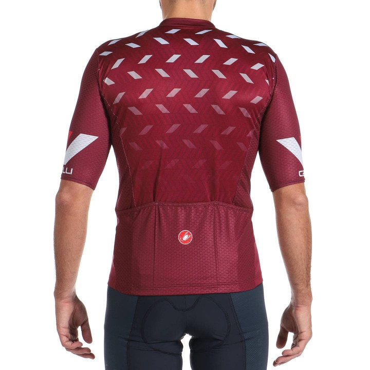 Maillot corto Avanti 2 rojo de Castelli para ciclistas que buscan estilo y comodidad