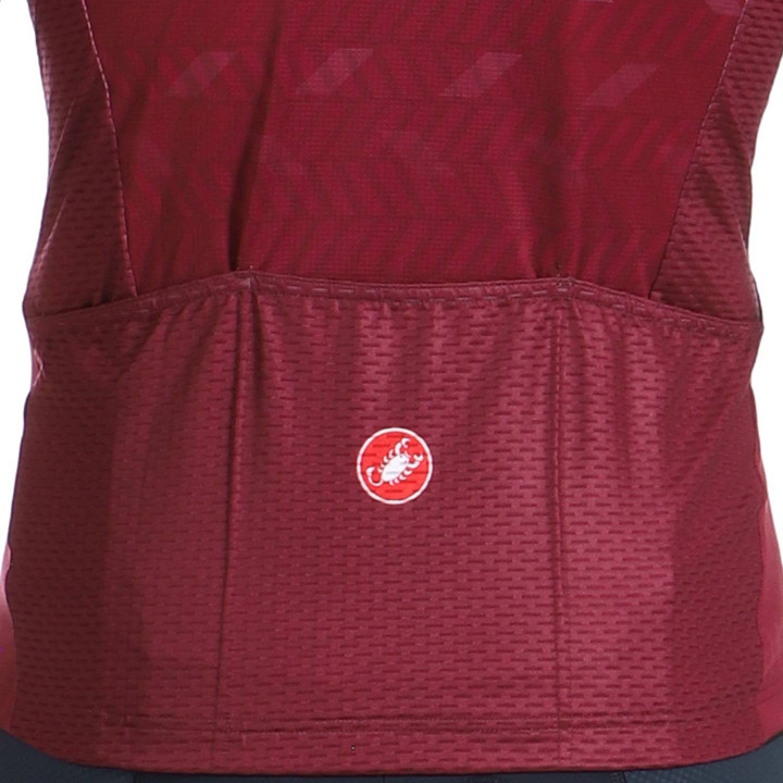 Maillot corto Avanti 2 rojo de Castelli para ciclistas que buscan estilo y comodidad