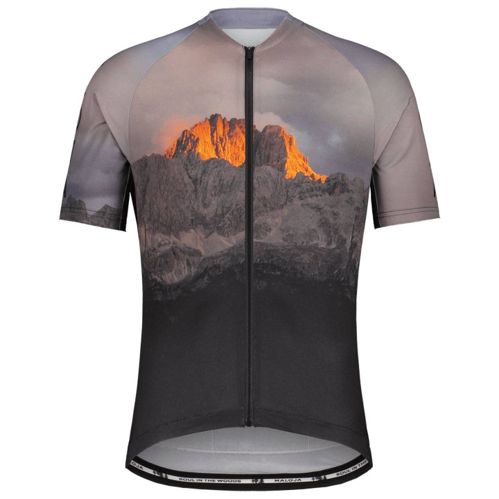 Maillot corto lila AlbaM de MALOJA: estilo y comodidad para tus rutas en bici