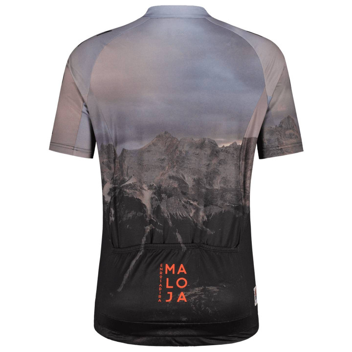 Maillot corto lila AlbaM de MALOJA: estilo y comodidad para tus rutas en bici