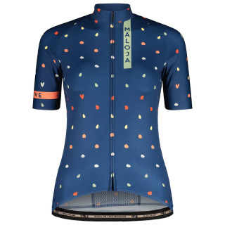 Maillot de ciclismo corto para mujer SimilaunM de MALOJA en azul, cómodo y fresco para tus rutas