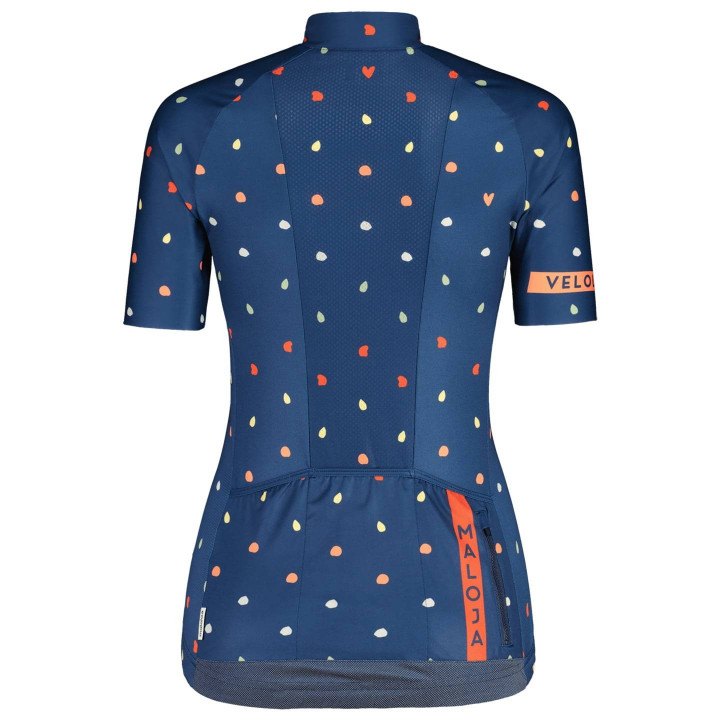 Maillot de ciclismo corto para mujer SimilaunM de MALOJA en azul, cómodo y fresco para tus rutas