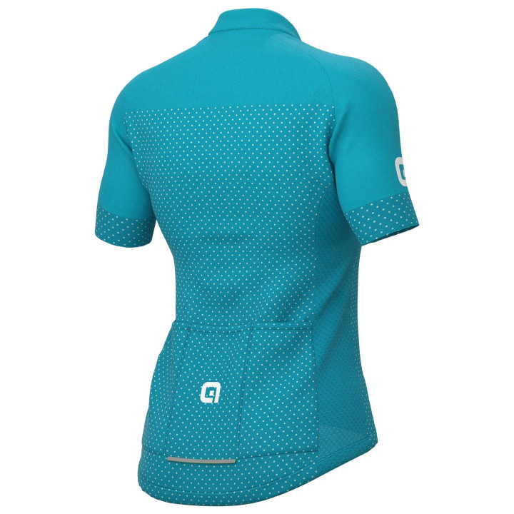 Maillot de ciclismo para mujer ALÉ Level en azul claro, comodidad y estilo en tus rutas