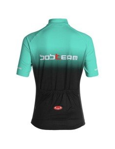 Maillot corto mujer Primadonna verde claro y negro para ciclistas con estilo 2
