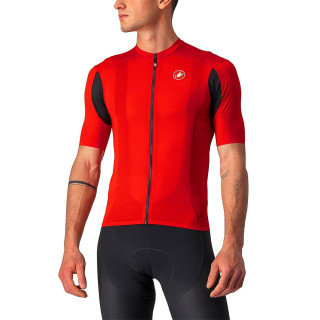 Maillot corto rojo Superleggera 2 de Castelli, ideal para tus rutas en bici