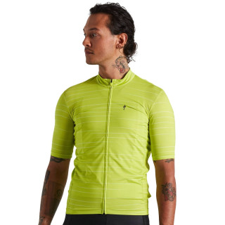 Maillot corto RBX Mirage verde neón de SPECIALIZED para ciclistas que buscan estilo y confort