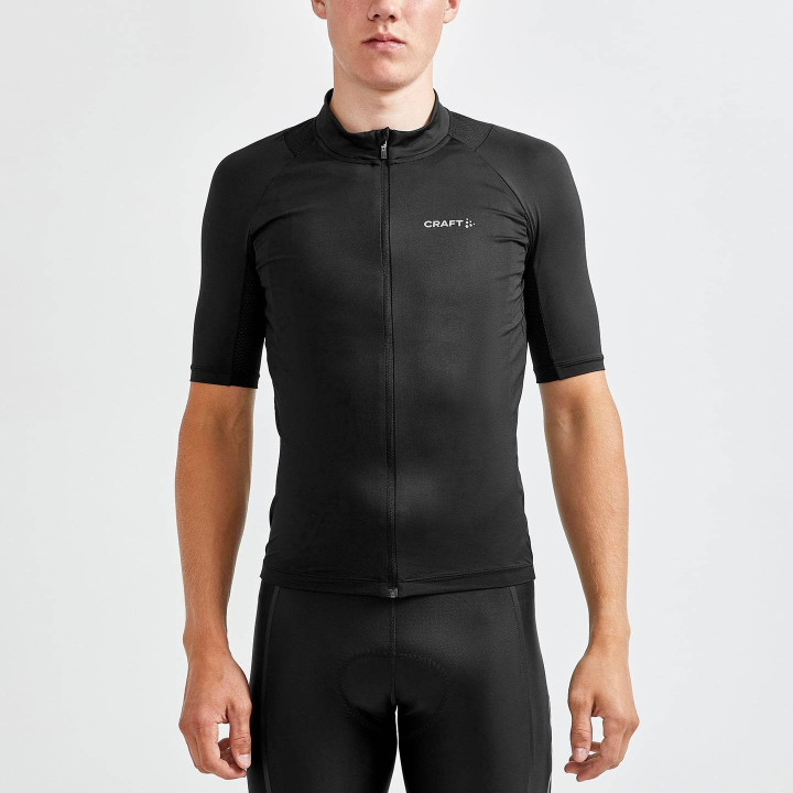 Maillot corto CRAFT ADV Endur negro: comodidad y frescura para ciclistas