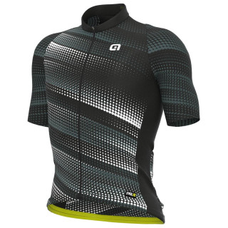 Maillot corto ALÉ Green Speed negro: estilo y frescura para tus rutas en bici
