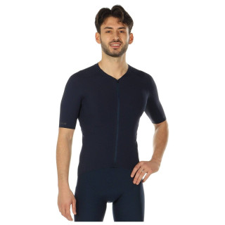 Maillot de ciclismo corto GORE WEAR Distance azul oscuro para un pedaleo cómodo y fresco