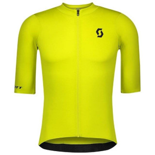 Maillot corto SCOTT RC Premium amarillo-negro: comodidad y estilo para tus rutas en bici