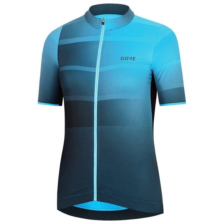 Maillot de ciclismo corto para mujer GORE WEAR Ardent en azul, fresco y cómodo