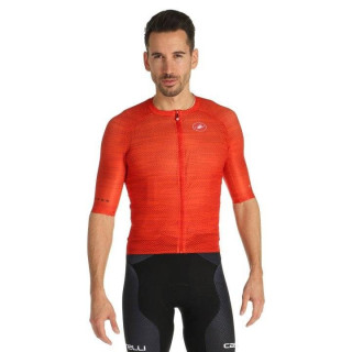 Maillot corto Castelli Climber's 3.0 SL rojo: comodidad y frescura para tus rutas