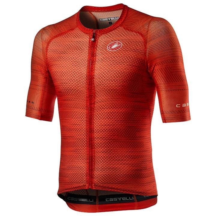 Maillot corto Castelli Climber's 3.0 SL rojo: comodidad y frescura para tus rutas