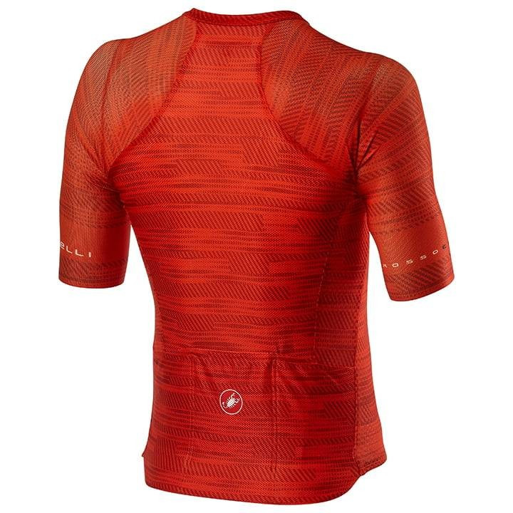 Maillot corto Castelli Climber's 3.0 SL rojo: comodidad y frescura para tus rutas