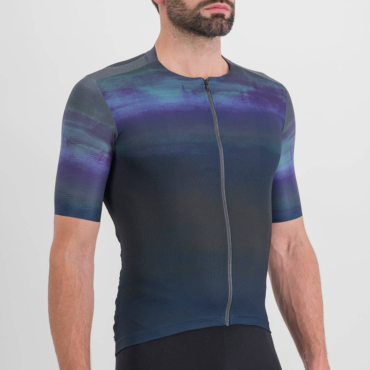 Maillot corto azul oscuro Sportful: comodidad y estilo para ciclistas