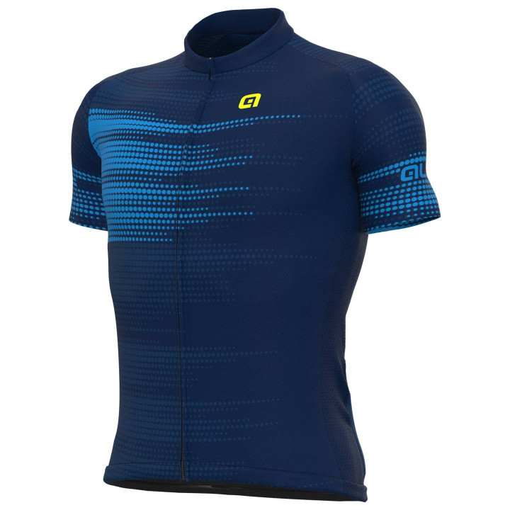 Maillot ALÉ Turbo azul: comodidad y frescura para tus rutas en bici
