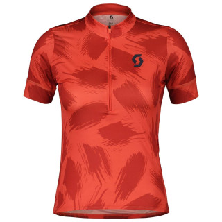 Maillot corto de mujer SCOTT Endurance 20 en rojo, comodidad y estilo para tus rutas.