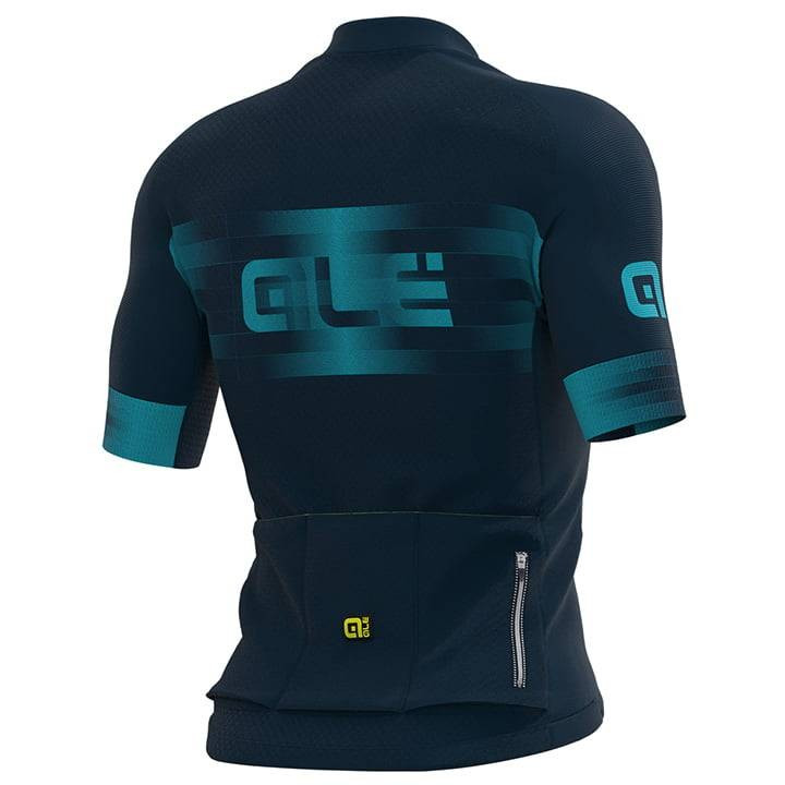 Maillot corto ALÉ Scalata azul: estilo y comodidad para tus rutas en bici