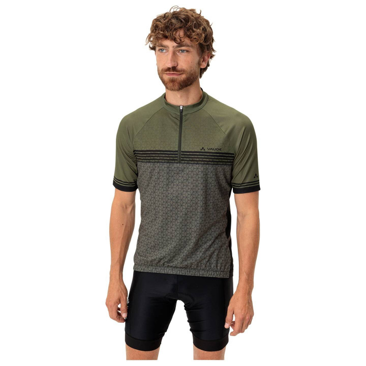 Maillot de ciclismo VAUDE Posta HZ II verde: comodidad y frescura en cada pedalada