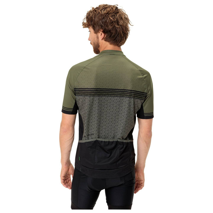 Maillot de ciclismo VAUDE Posta HZ II verde: comodidad y frescura en cada pedalada