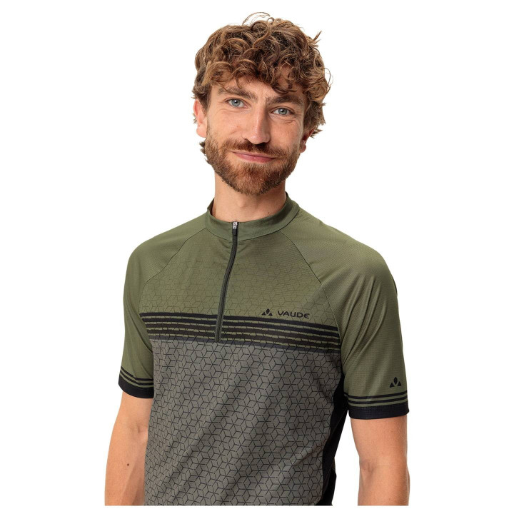 Maillot de ciclismo VAUDE Posta HZ II verde: comodidad y frescura en cada pedalada