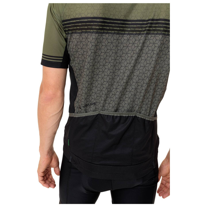 Maillot de ciclismo VAUDE Posta HZ II verde: comodidad y frescura en cada pedalada