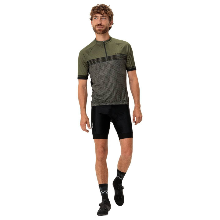 Maillot de ciclismo VAUDE Posta HZ II verde: comodidad y frescura en cada pedalada