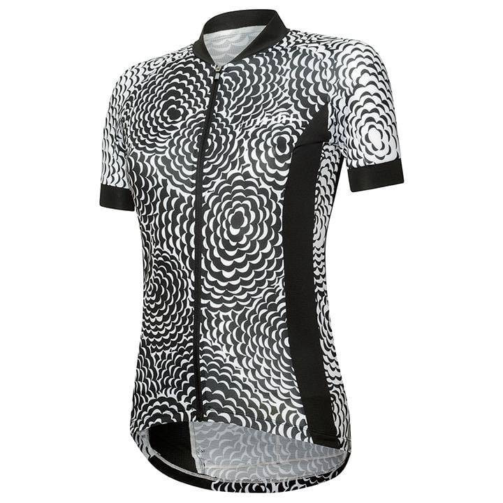 Maillot corto mujer Venere negro y blanco de RH+: comodidad y estilo para tus rutas en bici
