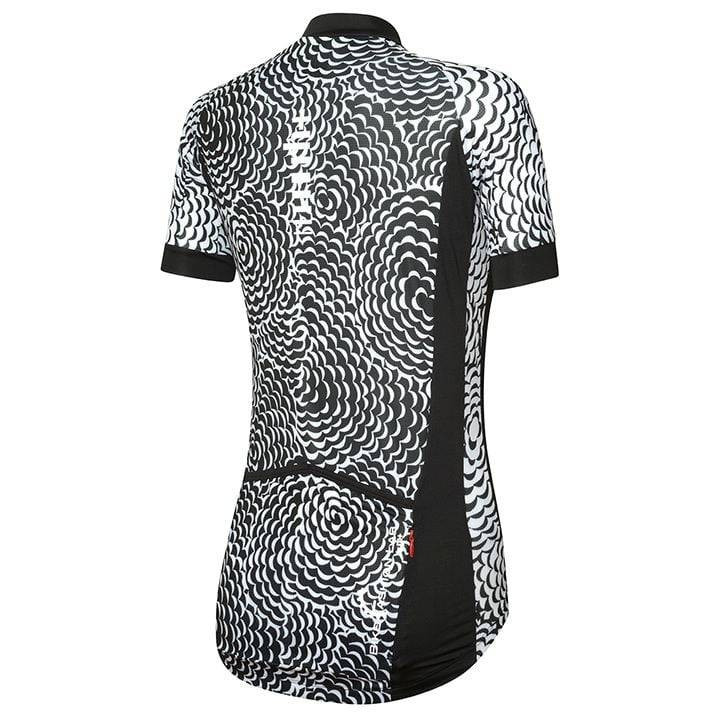 Maillot corto mujer Venere negro y blanco de RH+: comodidad y estilo para tus rutas en bici