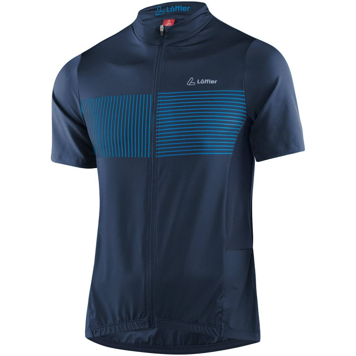 Maillot Cody Mid azul oscuro para ciclistas que buscan comodidad y estilo