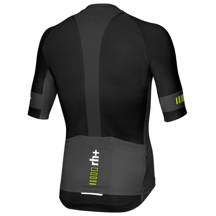 Maillot corto negro RH+ Speed: comodidad y estilo en cada pedaleo
