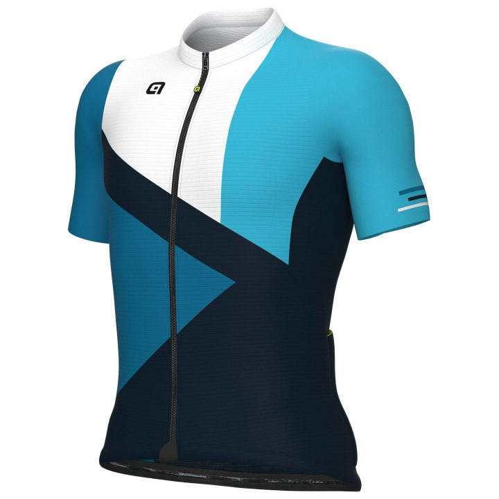 Maillot corto ALÉ Next azul: comodidad y rendimiento para ciclistas