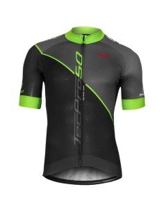 Maillot BOBTEAM TecPro50 negro-verde neón: comodidad y estilo en cada pedaleada 2