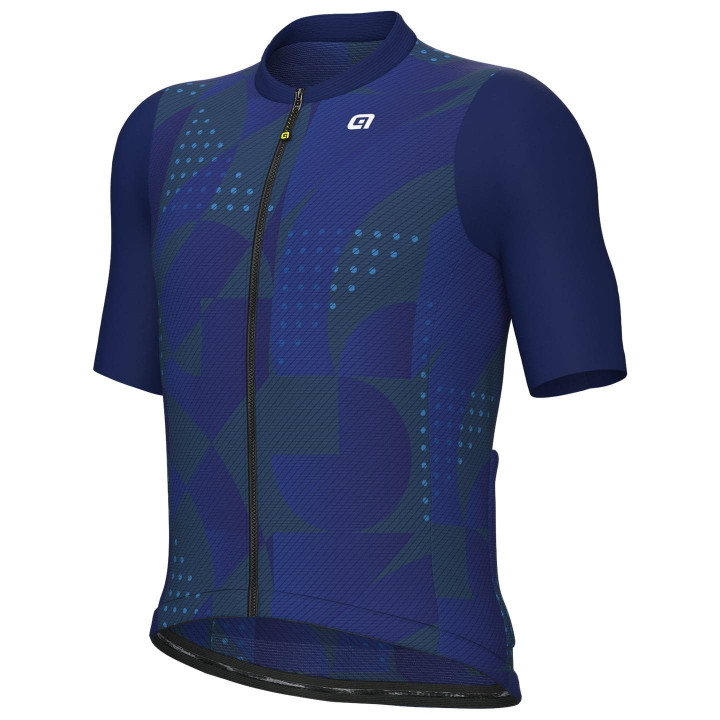 Maillot de ciclismo corto ALÉ Enjoy en azul oscuro, comodidad y estilo para tus rutas