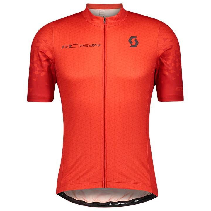 Maillot de ciclismo SCOTT RC Team 10 en rojo y gris para estar fresco y cómodo