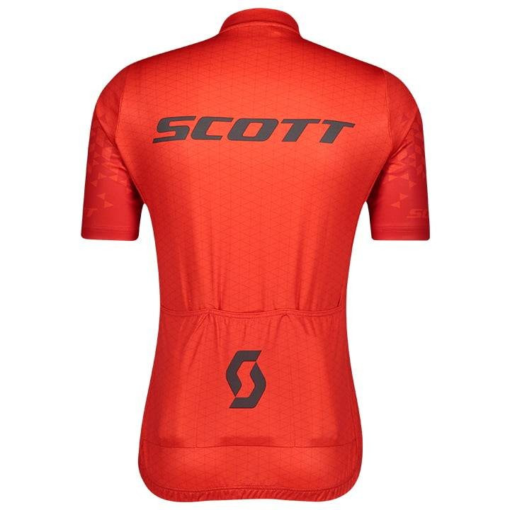 Maillot de ciclismo SCOTT RC Team 10 en rojo y gris para estar fresco y cómodo