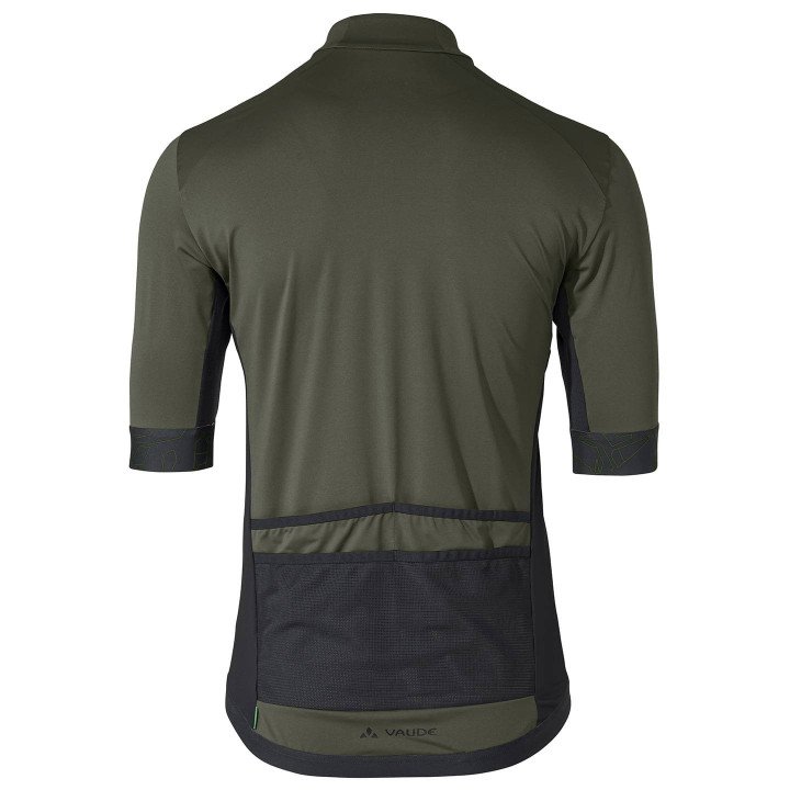 Maillot corto Kuro FZ II oliva de VAUDE, comodidad y estilo para tus rutas