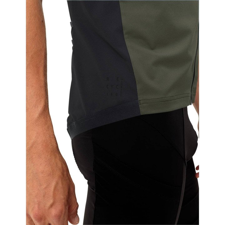 Maillot corto Kuro FZ II oliva de VAUDE, comodidad y estilo para tus rutas