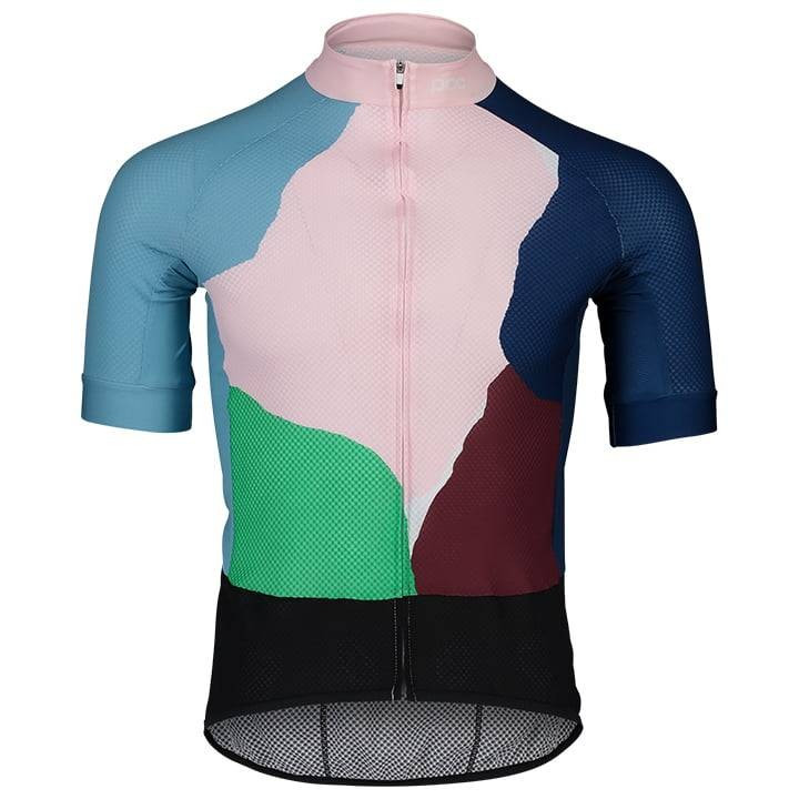 Maillot corto POC Essential Road Print: comodidad y estilo para ciclistas