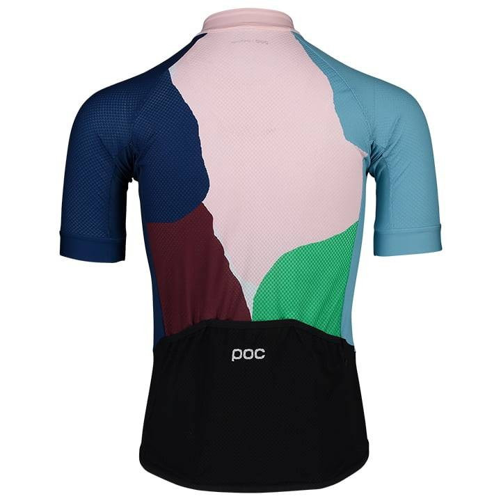 Maillot corto POC Essential Road Print: comodidad y estilo para ciclistas