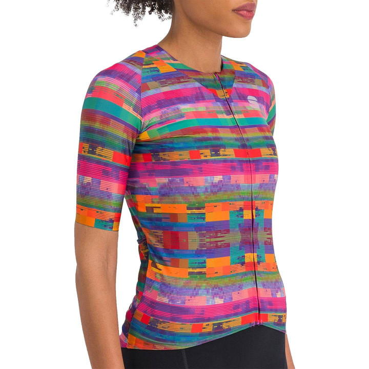 Maillot corto mujer SPORTFUL Glitch Bomber: comodidad y estilo para tus rutas en bici
