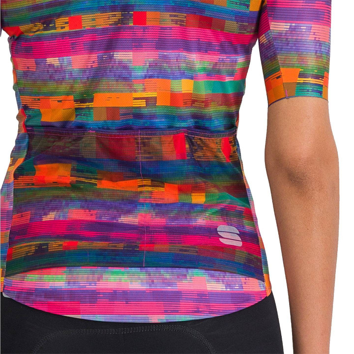 Maillot corto mujer SPORTFUL Glitch Bomber: comodidad y estilo para tus rutas en bici