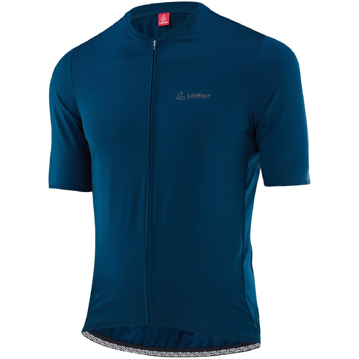 Maillot LÖFFLER azul de ciclismo: comodidad y frescura para tus rutas